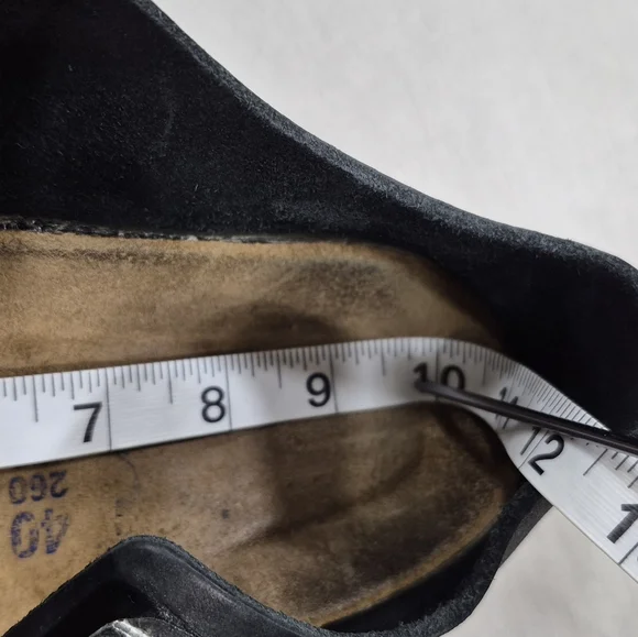 Birkenstock Paris T strap Mary Jane shoes size 40 women's US 9 black leather - Picture 11 of 14